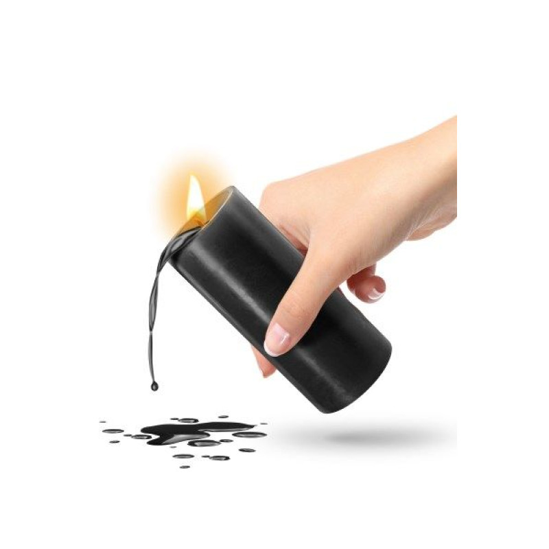БДСМ свічка низькотемпературна Fetish Tentation SM Low Temperature Candle Black