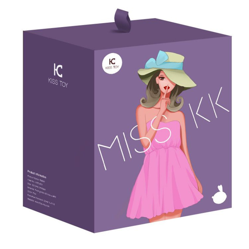 Вакуумний кліторальний стимулятор з вібрацією KISSTOY Miss KK Purple