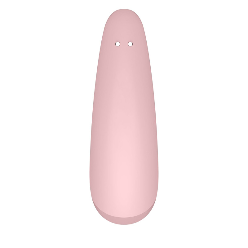 Вакуумний кліторальний стимулятор Satisfyer Curvy 2+, рожевий з керуванням через інтернет