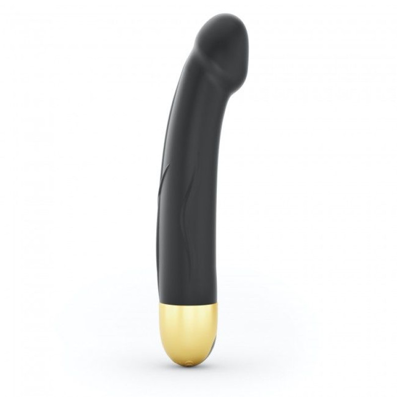 Вібратор Dorcel Real Vibration M Gold 2.0, діам 3,7см, перезаряджається, для точки G