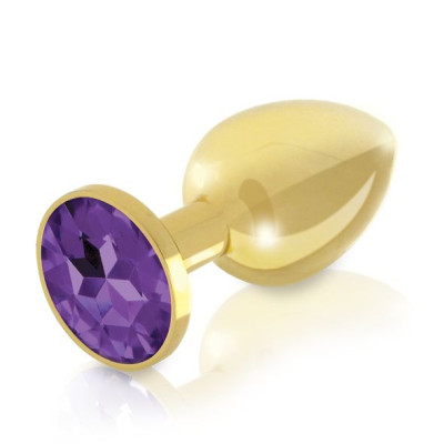Набір металевих анальних пробок з кристалом RIANNE S - Booty Plug Luxury Set, діаметр 3 і 3,5 см