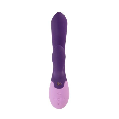 Вібратор-кролик Rianne S: Xena Purple/Lilac, 10 режимів роботи, медичний силікон