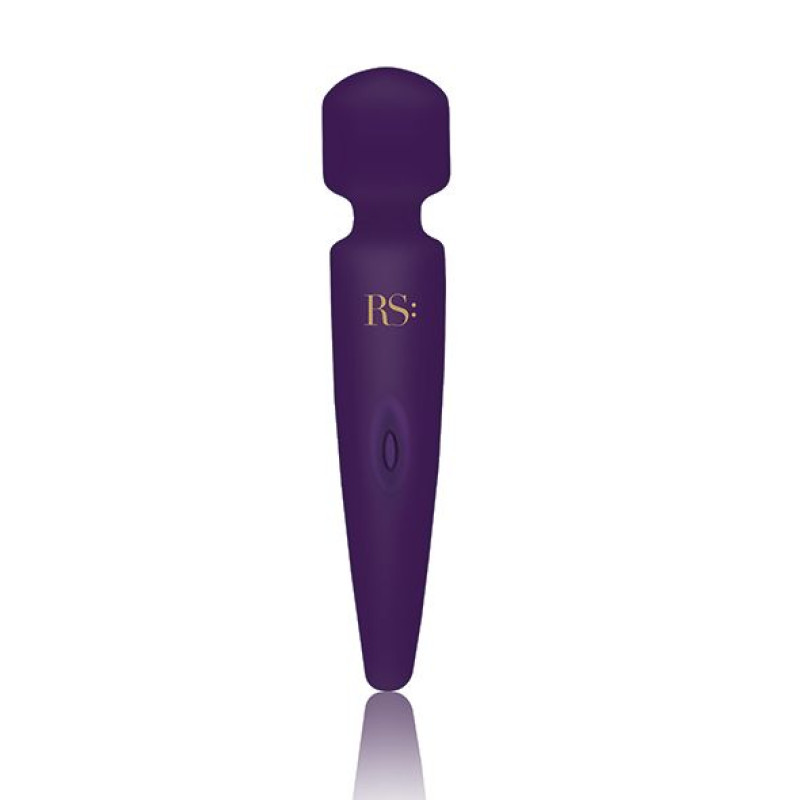 Вібромасажер Rianne S: Bella Mini Wand Purple, 10 режимів роботи, медичний силікон