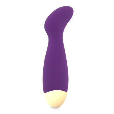 Вібратор для точки G Rianne S: Boa Mini Purple, 10 режимів роботи, медичний силікон