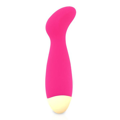 Вібратор для точки G Rianne S: Boa Mini Pink, 10 режимів роботи, медичний силікон