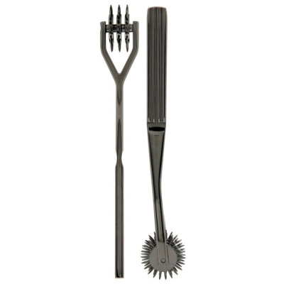 Колесо Вартенберга голчасті на 3 ряди зубців Doc Johnson Kink- Spike - Solid Metal Pinwheel - 3 Wh