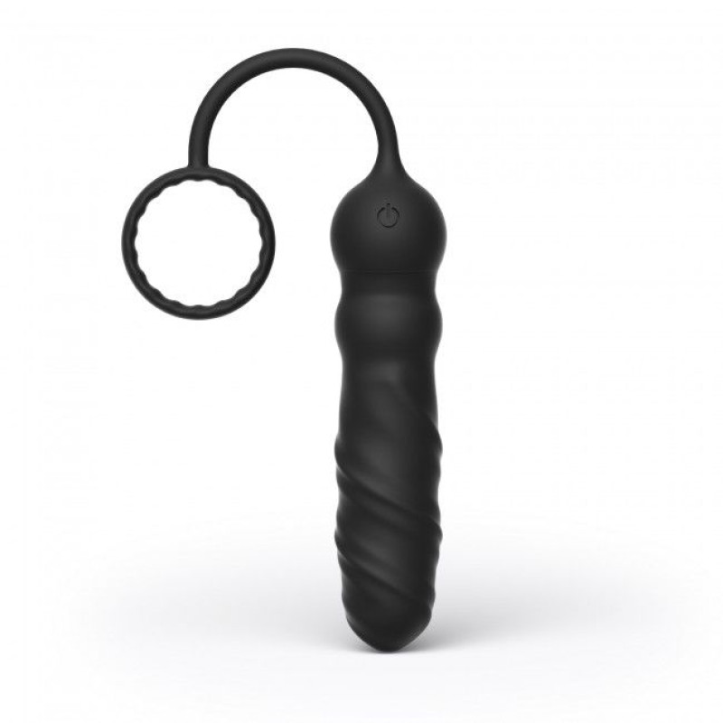 Анальний вібратор Dorcel Deep Seeker з ерекційне кільце і пультом Д/У