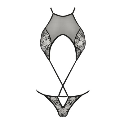 Ажурна еротичне боді AZALIA BODY black L/XL Passion