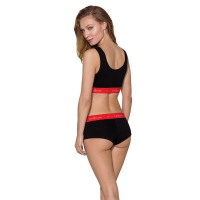Трусики-шортики Passion PS003 PANTIES Black, size L