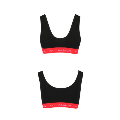 Спортивний топ на широких бретелях Passion PS003 TOP black, size XL