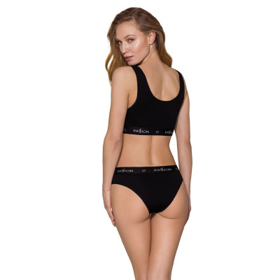 Спортивний топ з широкою резинкою Passion PS004 TOP Black, size L