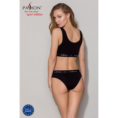 Спортивний топ з широкою резинкою Passion PS004 TOP Black, size M