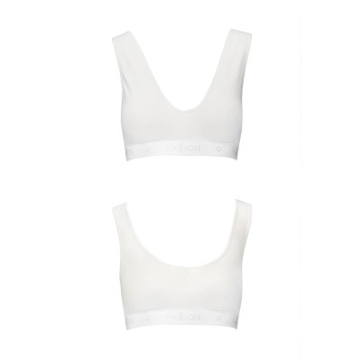 Спортивний топ з еластичної бавовни Passion PS005 TOP White, size L