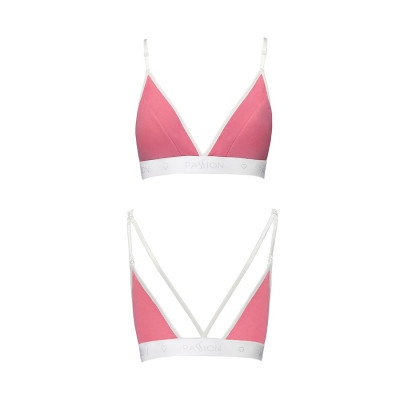 Спортивний топ з подвійними бретелями Passion PS007 TOP Pink, size XL