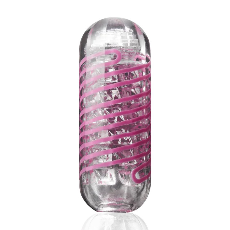 Мастурбатор Tenga Spinner 06 Brick з пружною стимулюючої спіраллю всередині, сильна стимуляція