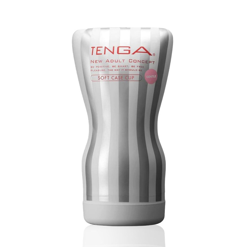 Мастурбатор Tenga Squeeze Tube Cup (м'яка подушечка) GENTLE здавлює