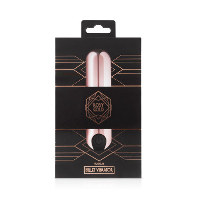 Вібропуля Rosy Gold - Nouveau Bullet Vibrator, що перезаряджається