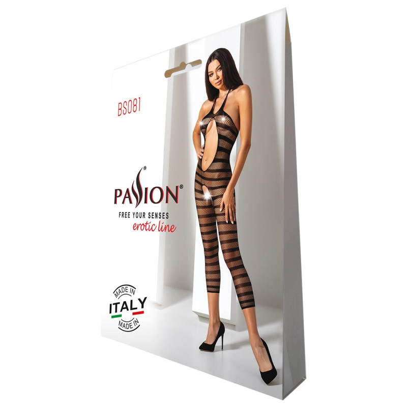 Еротичне бодістокінг Passion BS081 black