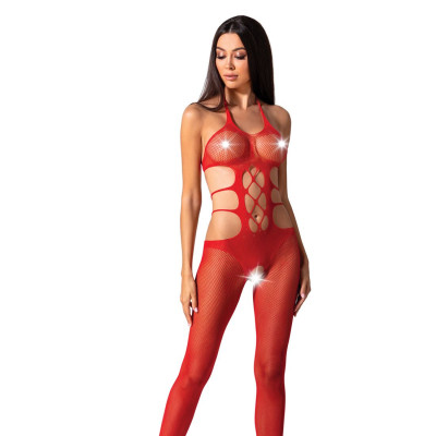 Еротичне бодістокінг Passion BS084 Red Еротичне бодістокінг Passion BS084 Red