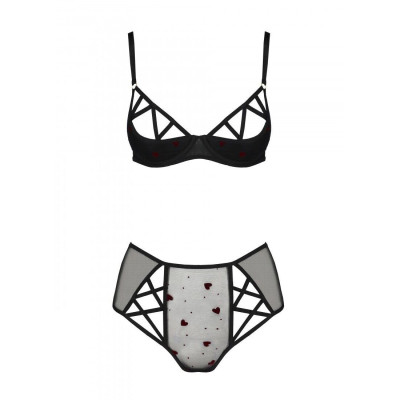 Еротичний комплект білизни LOVELIA BIKINI Black XXL/3XL - Passion