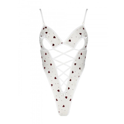 Еротичне боді LOVELIA BODY white S/M - Passion