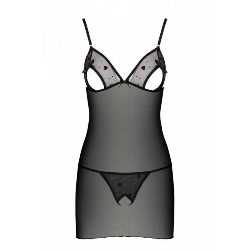 Еротична сорочка LOVELIA CHEMISE black L/XL - Passion
