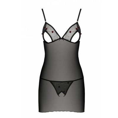 Еротична сорочка LOVELIA CHEMISE Black S/M - Passion