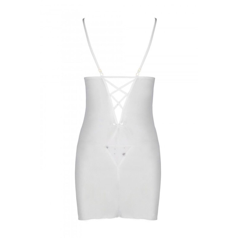 Еротична сорочка LOVELIA CHEMISE white L/XL - Passion