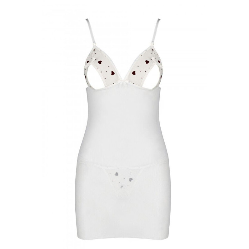 Еротична сорочка LOVELIA CHEMISE white XXL/XXXL - Passion