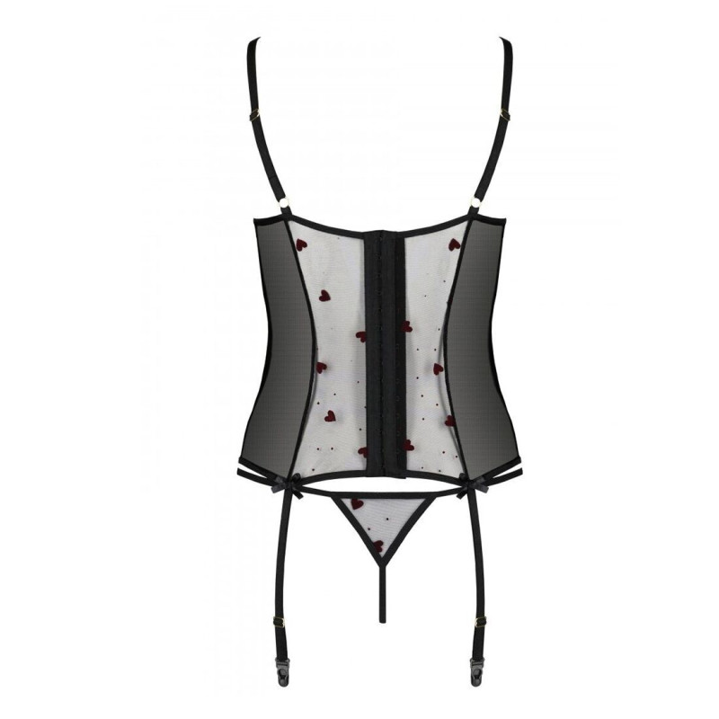 Еротичний корсет LOVELIA CORSET black L/XL - Passion