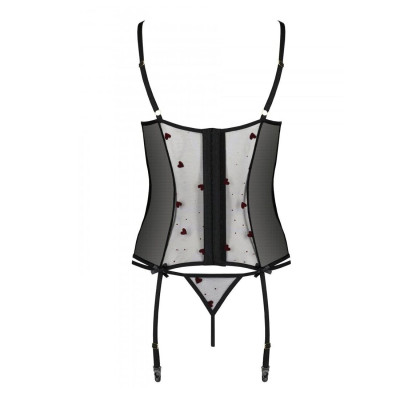 Еротичний корсет LOVELIA CORSET black XXL/XXXL - Passion