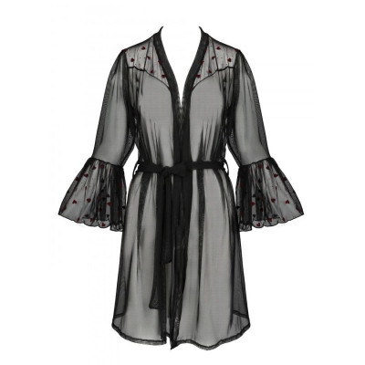 Еротичний пенюар LOVELIA PEIGNOIR Black L/XL - Passion