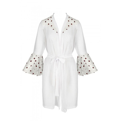 Еротичний пенюар LOVELIA PEIGNOIR White L/XL - Passion