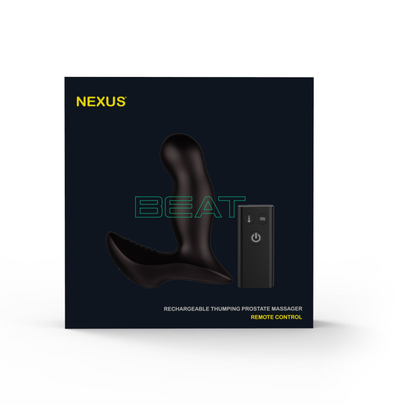 Масажер простати Nexus Beat з пульсуючим перлиною і вібрацією + змазки 250 мл в подарунок