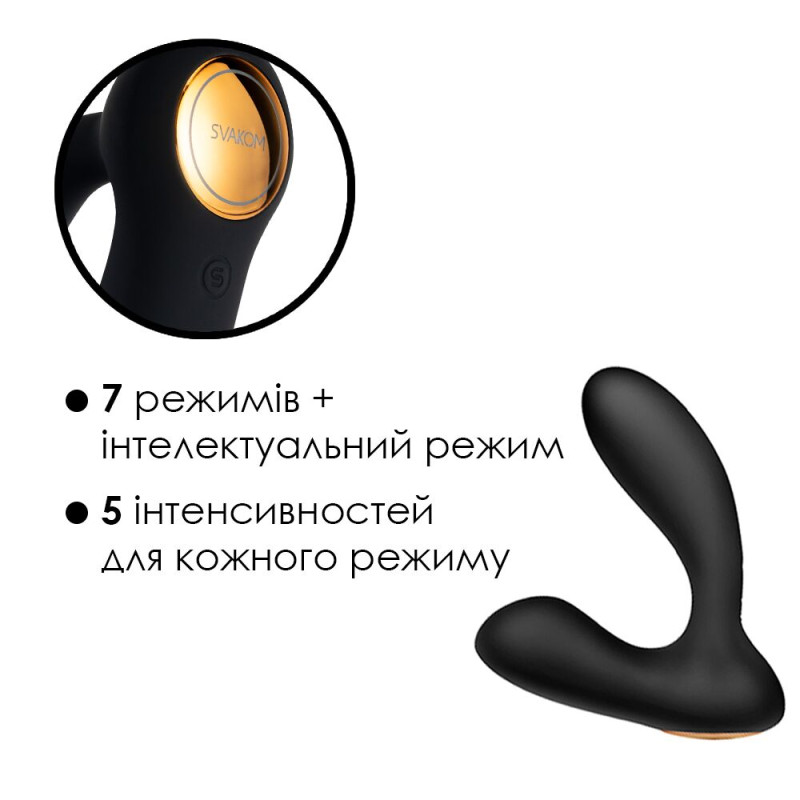 Інтерактивний масажер простати і вібратор точки G Svakom Vick Neo