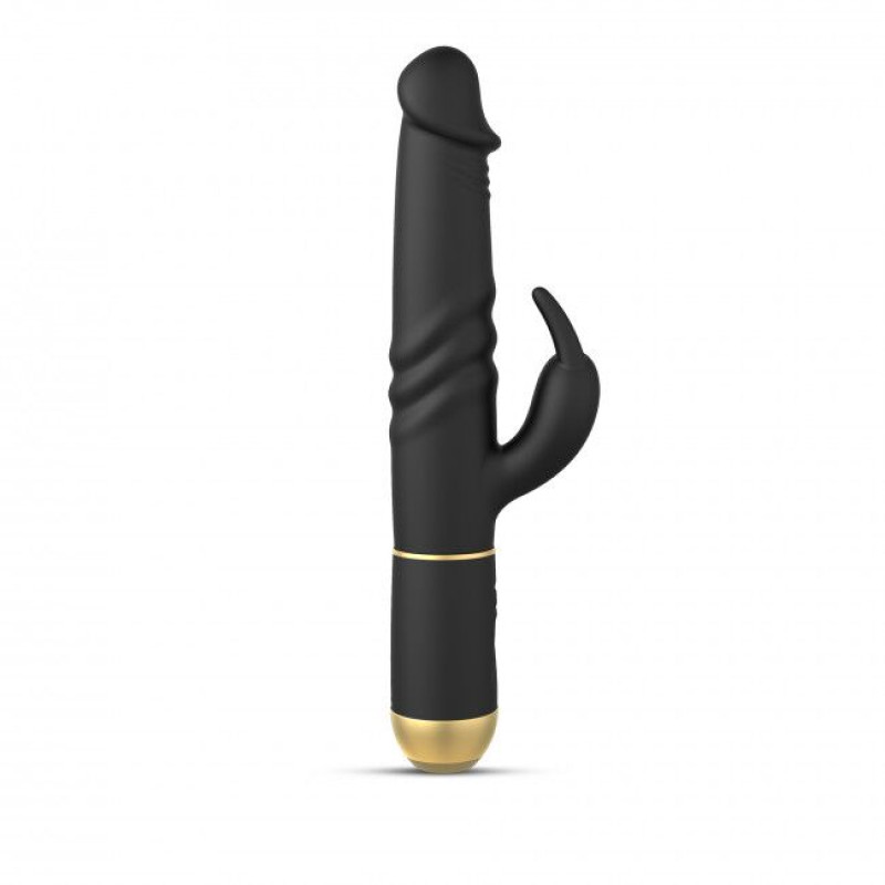 Вібратор Dorcel Furious Rabbit 2.0 зі зворотно-поступальними рухами головки, перезаряджається