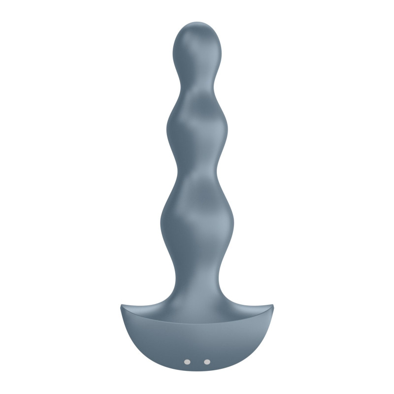 Анальний стимулятор-намистини з двома моторами Satisfyer Lolli-Plug 2 (ice blue)