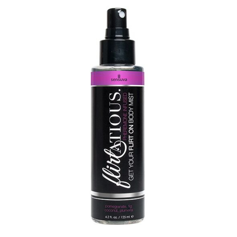 Спрей-міст для тела з феромонами Sensuva Flirtatious Pomegranate, Fig, Coconut & Plumeria (125 мл)