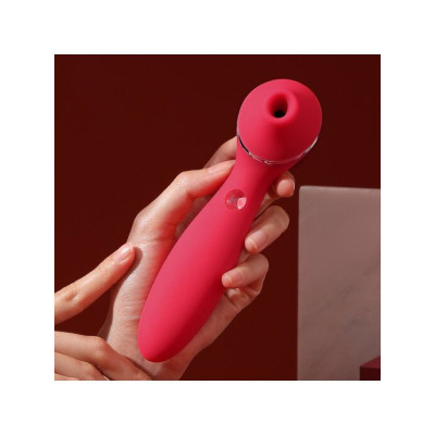 Вакуумний вібратор KISSTOY Polly Plus Red