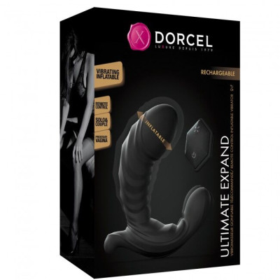 Универсальный вібратор зі стволом, який надувається Dorcel ULTIMATE EXPAND
