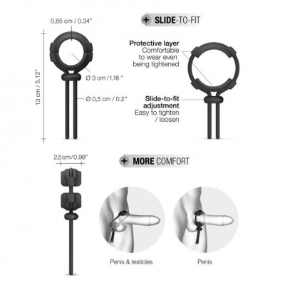 Регулируемое ерекційне кільце Dorcel FIT RING