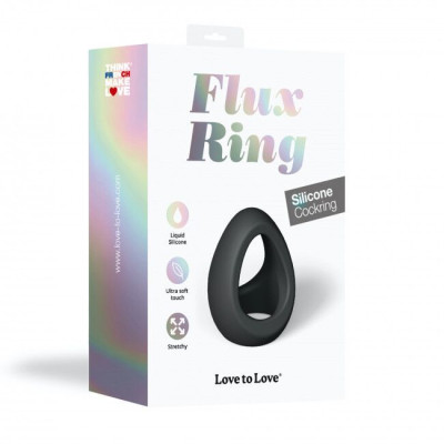 Ерекційне кільце подвійне Love To Love FLUX RING - Black ONYX
