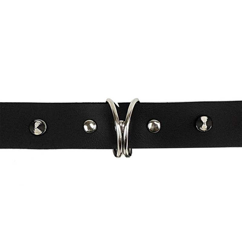 Чокер з шипами та поводком Art of Sex - Collar Spikes and Leash