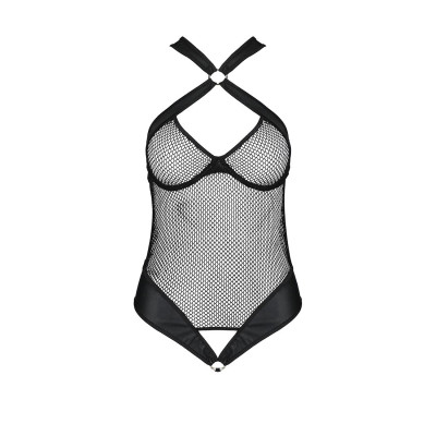 Сітчатий боди з халтером Amanda Body Black L/XL - Passion