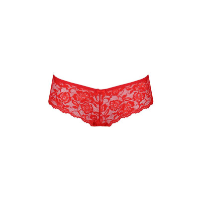 Трусики-бразиліана з кольорового мережива Raja Thong red L/XL - Passion