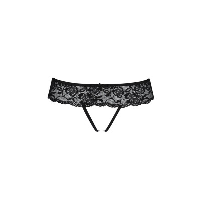 Мережевні стрінги з доступом Senia Thong Black S/M - Passion