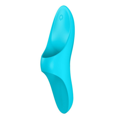 Вібратор на палець Satisfyer Teaser Light Blue (м'ята упаковка)