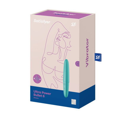 Вібратор для клітора Satisfyer Ultra Power Bullet 6 Turquoise