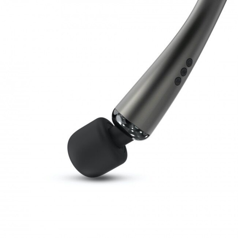 Потужний вибромасажер Dorcel MEGAWAND Chrome Silver водонепроникний, 160 режимів