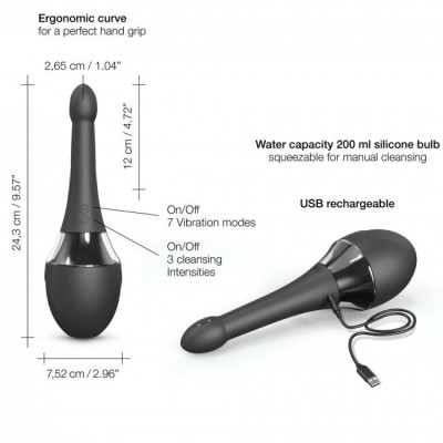 Автоматичний анальний душ-вібратор Dorcel DOUCHE MATE PRO